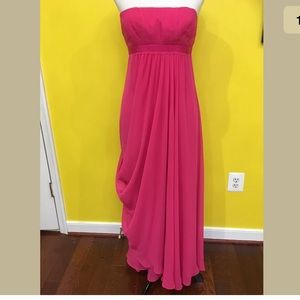 Bcbg cascade pink dress size 6